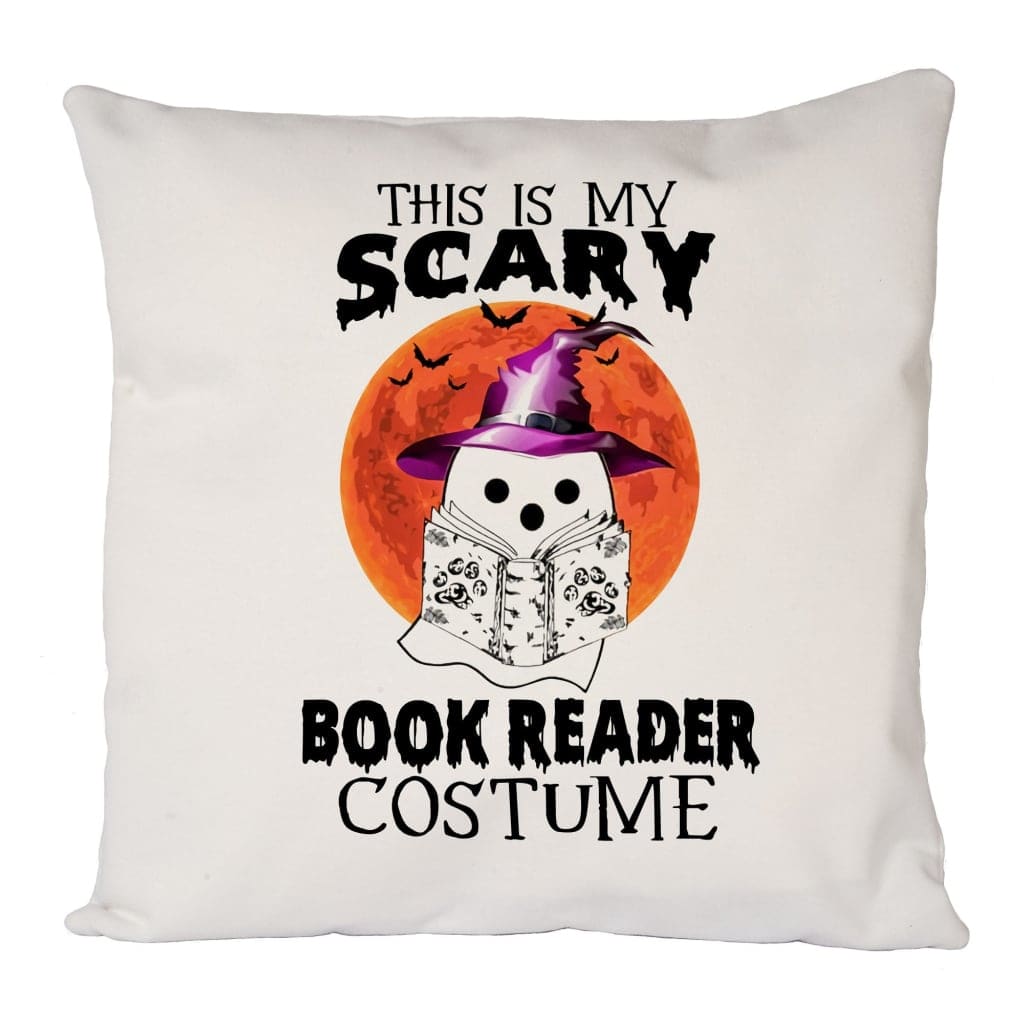 Scary Book Reader Costume Cushion Cover