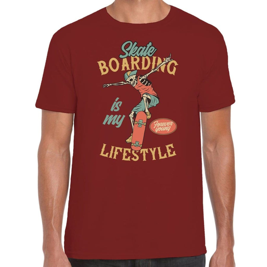 Skateboarding Is My Lifestyle T-Shirt