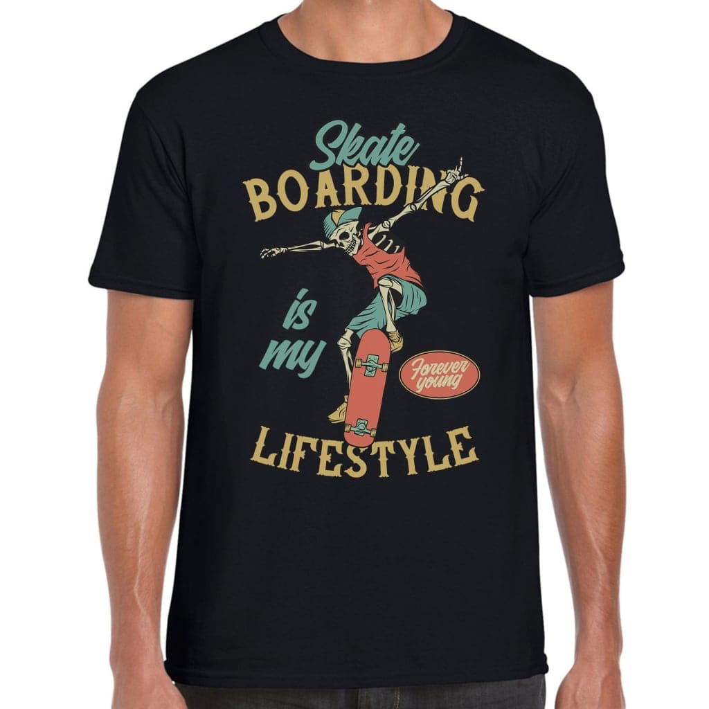 Skateboarding Is My Lifestyle T-Shirt