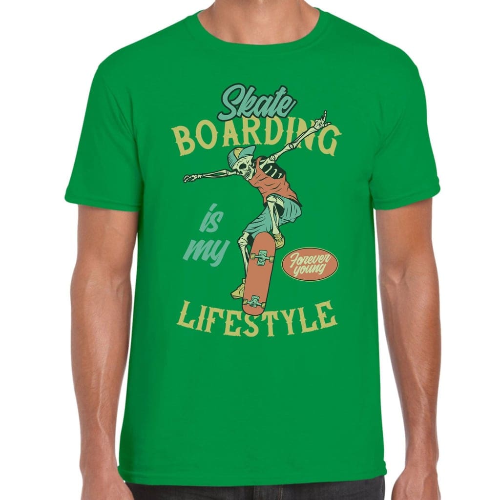 Skateboarding Is My Lifestyle T-Shirt