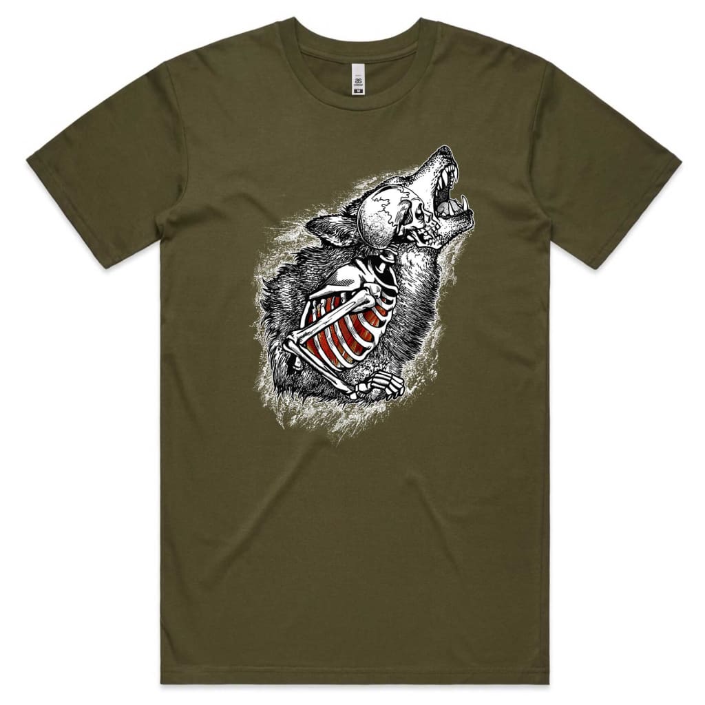 Skeleton Wolf T-shirt