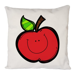 Smile Red Apple Cushion Cover