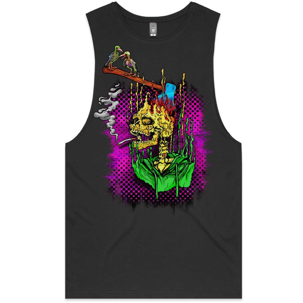 Smoking Skull Vest