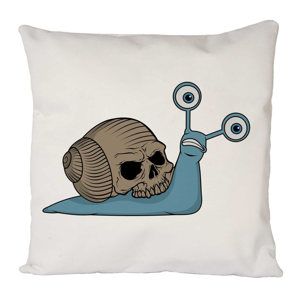 Snail Skull Cushion Cover