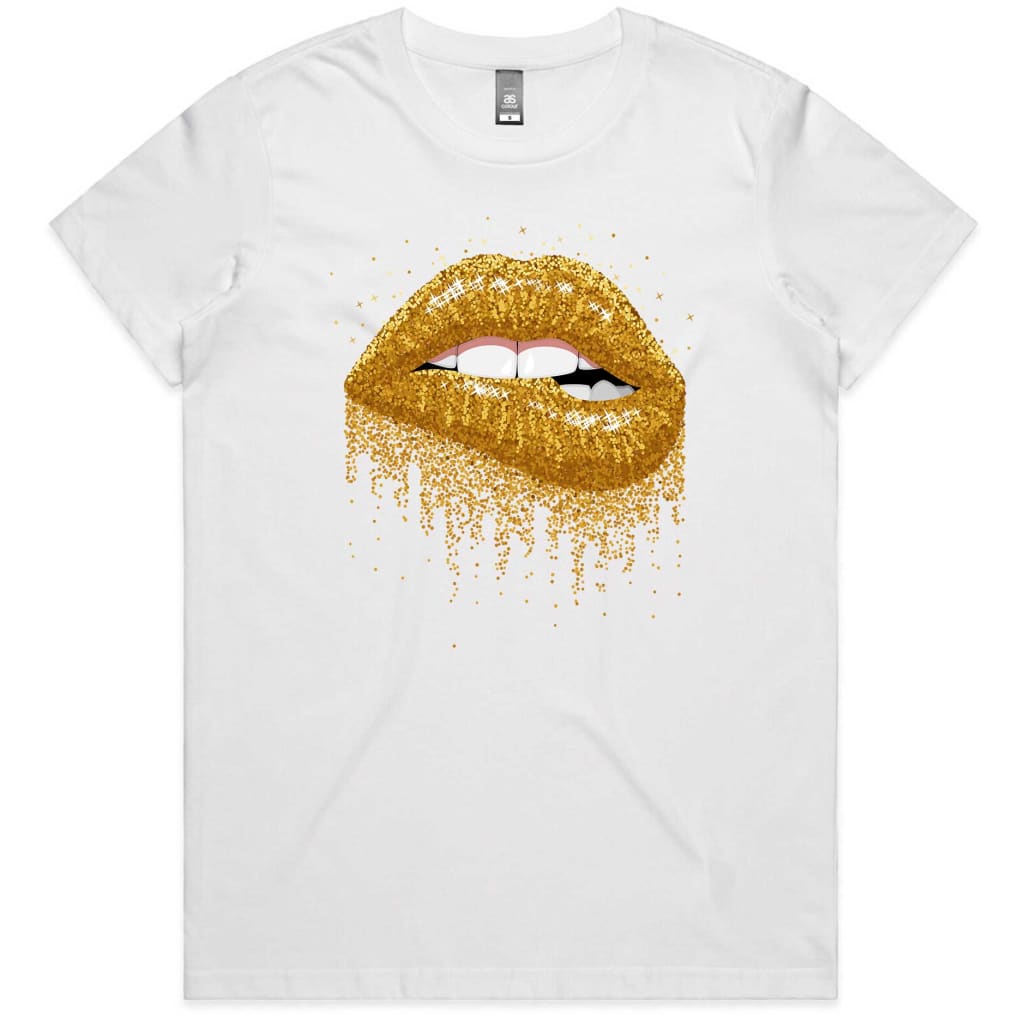 Sparkly Lips Ladies T-shirt