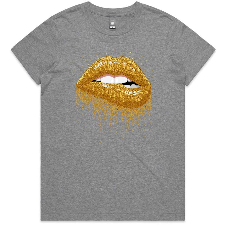 Sparkly Lips Ladies T-shirt
