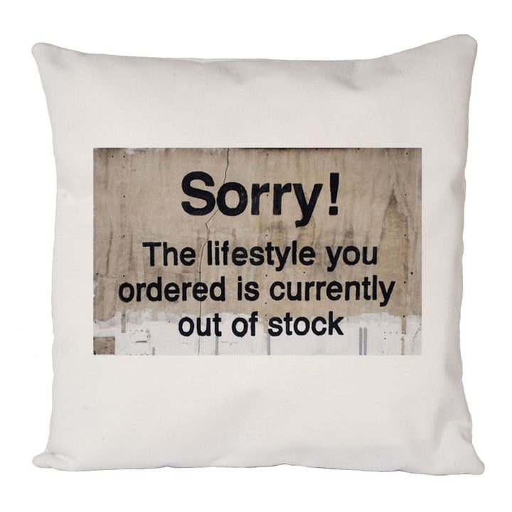 Out Of Stock Cushion Cover