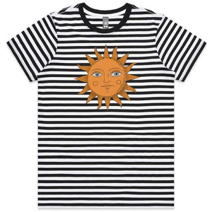 Sun Face Ladies Striped T-shirt