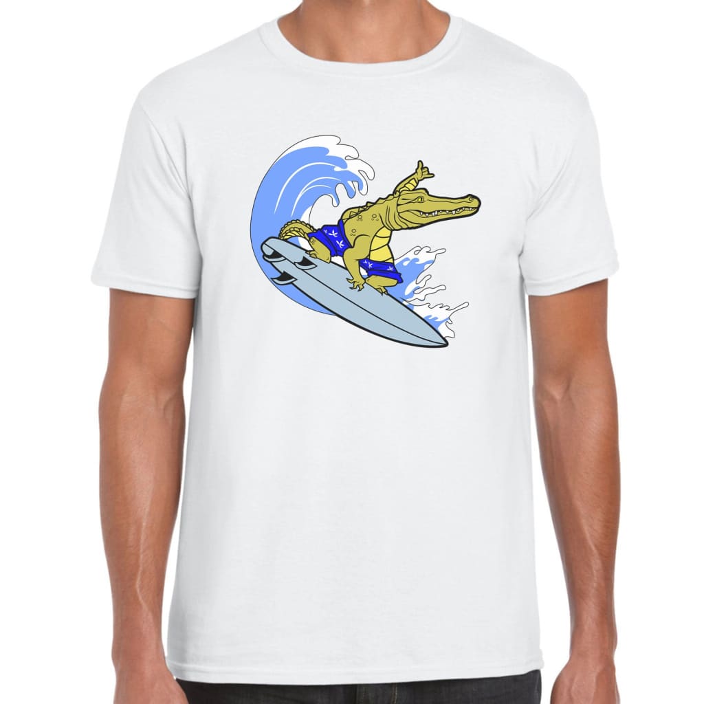 Surfing Crocodile T-shirt