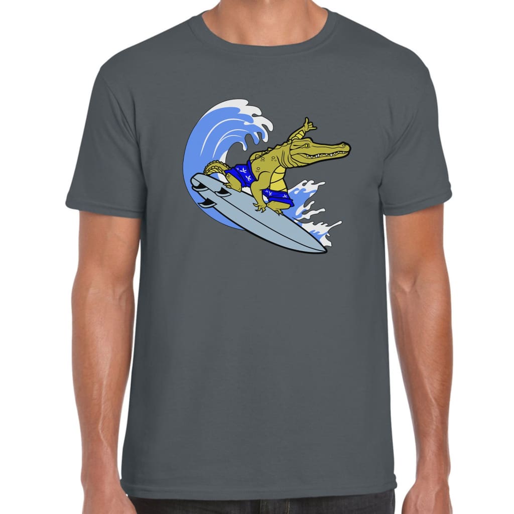 Surfing Crocodile T-shirt