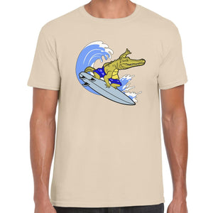 Surfing Crocodile T-shirt