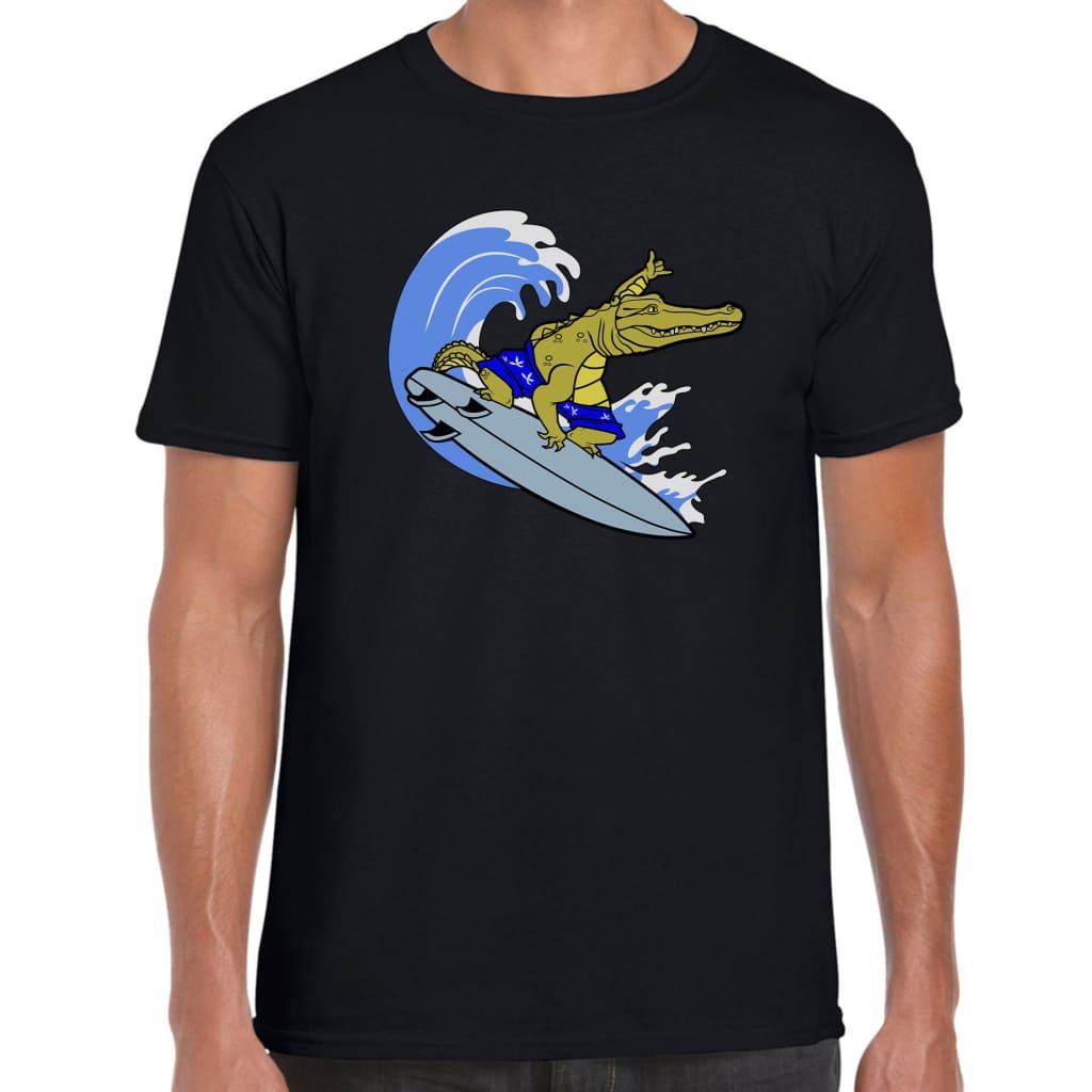 Surfing Crocodile T-shirt