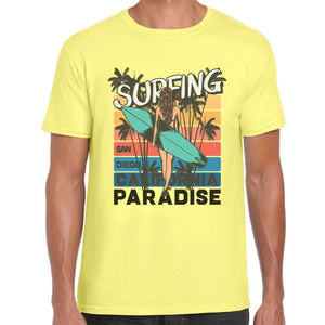 Surfing Paradise California T-shirt