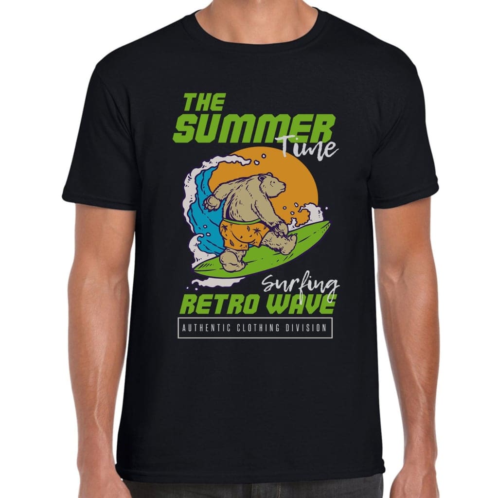 Surfing Retro Wave T-Shirt