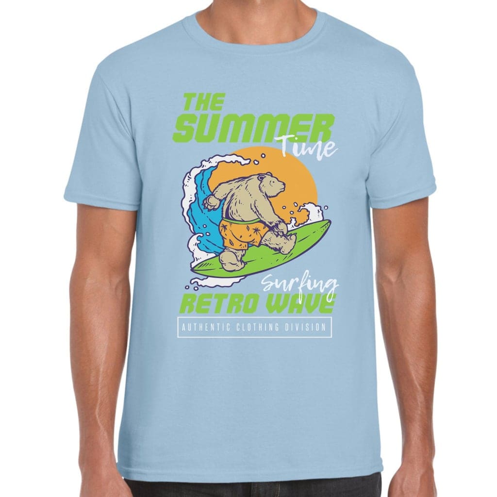 Surfing Retro Wave T-Shirt