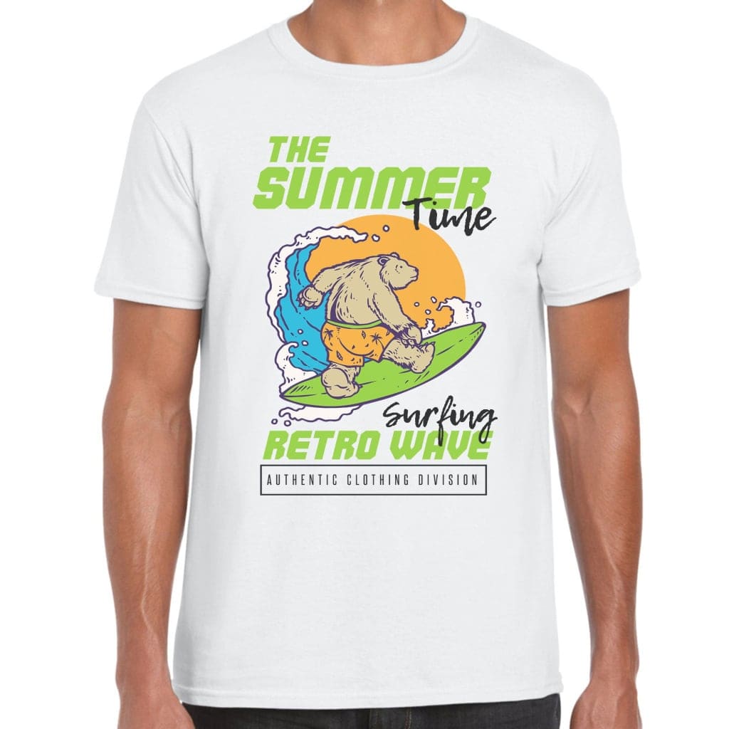 Surfing Retro Wave T-Shirt