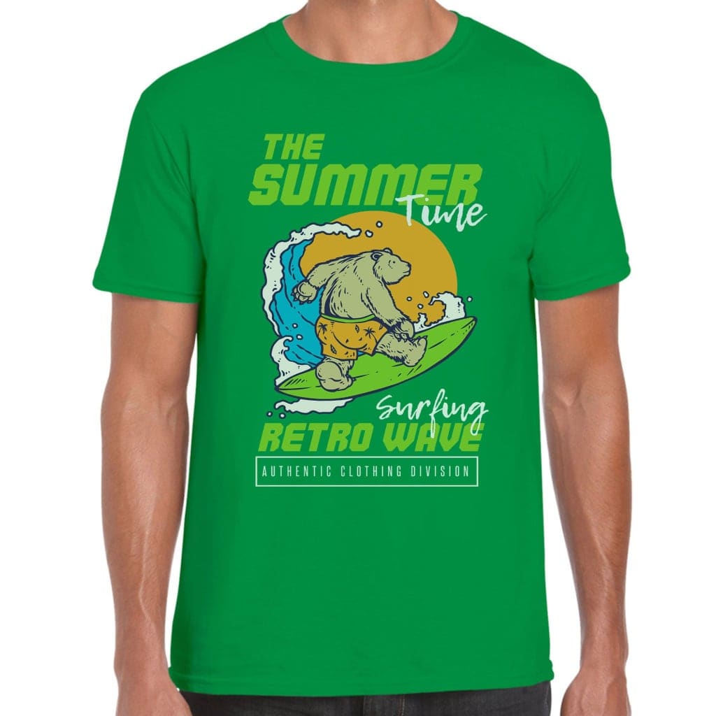 Surfing Retro Wave T-Shirt