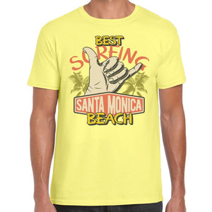 Surfing Santa Monica Beach T-shirt