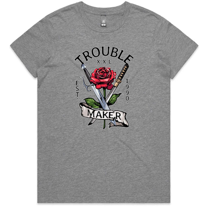 Trouble Maker Ladies T-shirt