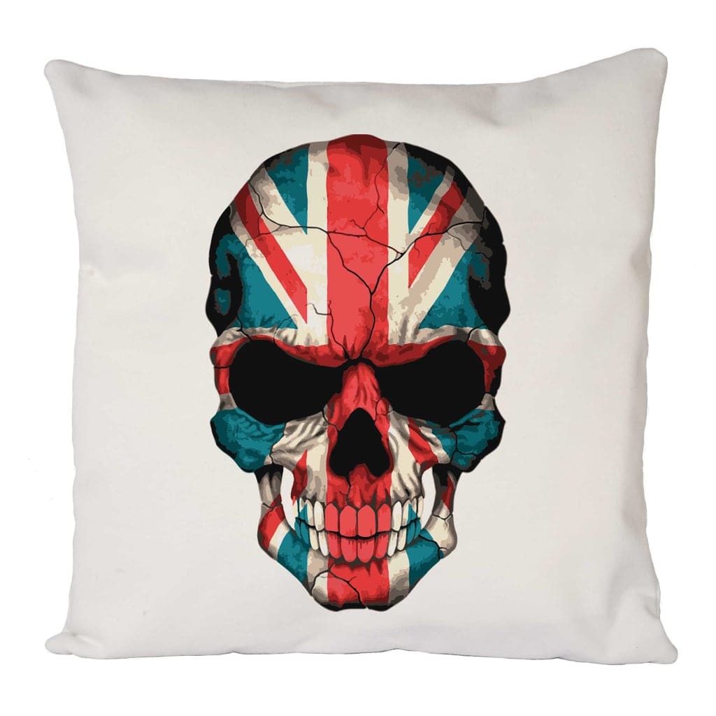 Union Jack Skull Cushion Cover