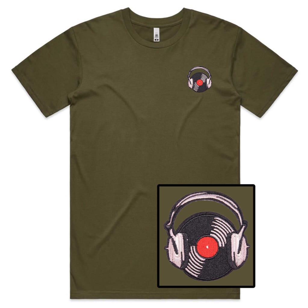 Vinyl Headphones T-shirt