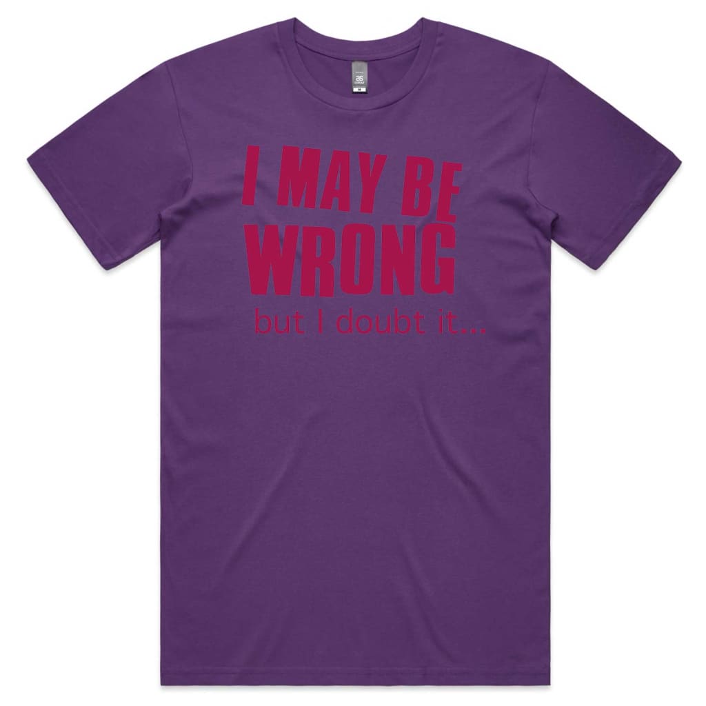 I may be Wrong T-shirt