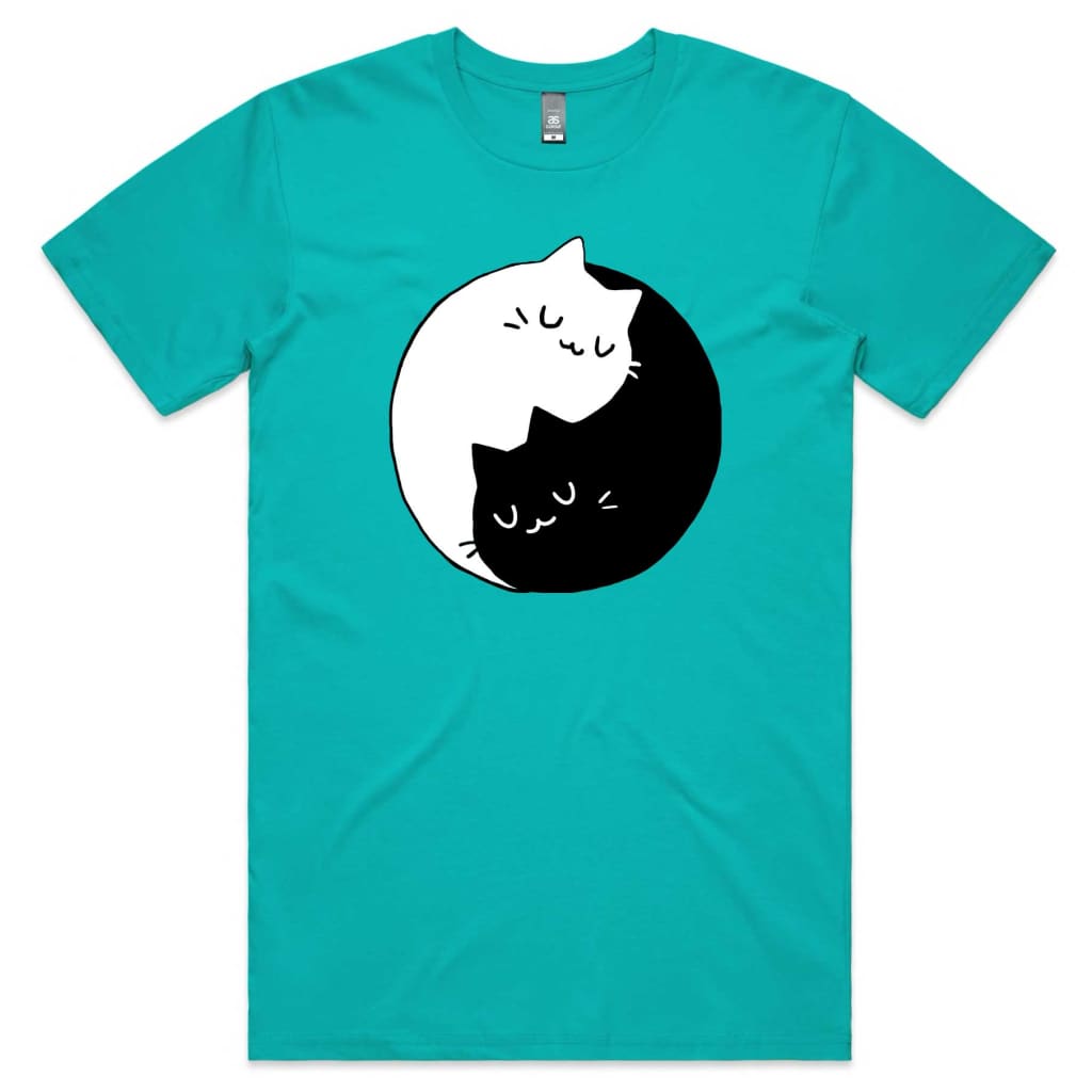 Ying Yang Cat T-shirt