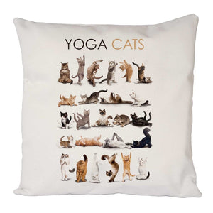 Yoga Cats Cushion Cover
