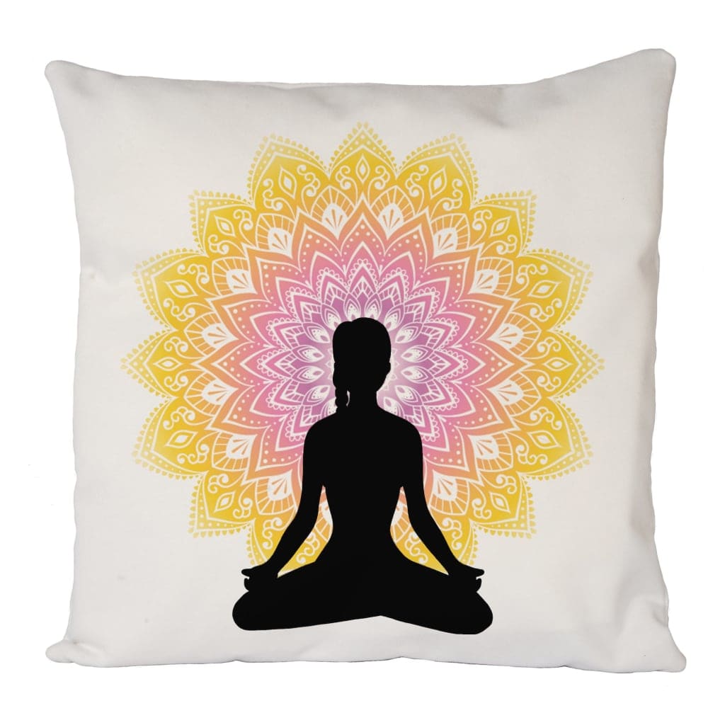 Yoga Girl Cushion Cover