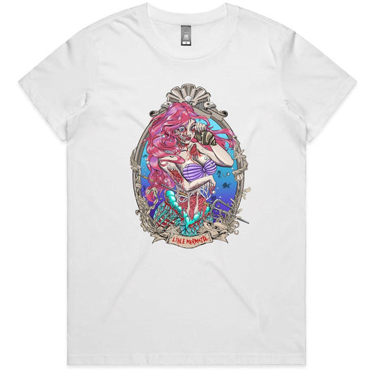 Zombie Mermaid Ladies T-shirt