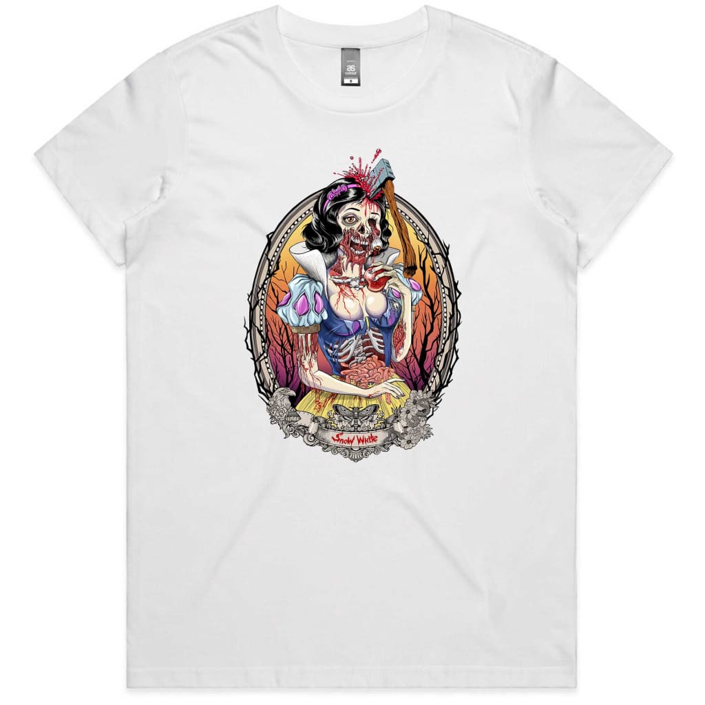 Zombie Snowwhite Ladies T-shirt