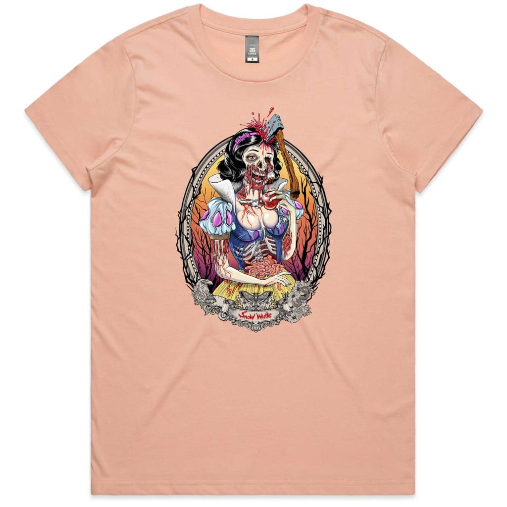 Zombie Snowwhite Ladies T-shirt