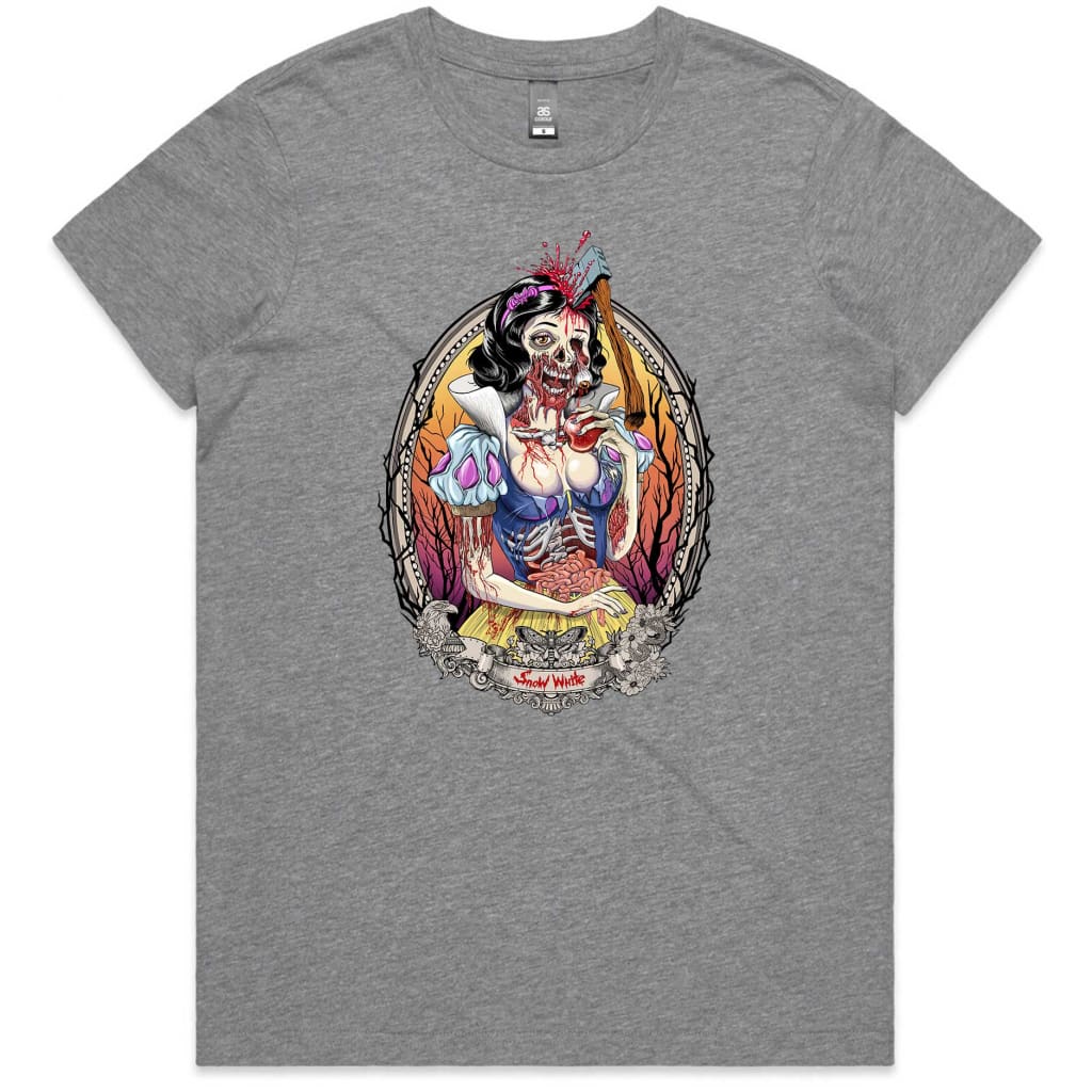 Zombie Snowwhite Ladies T-shirt