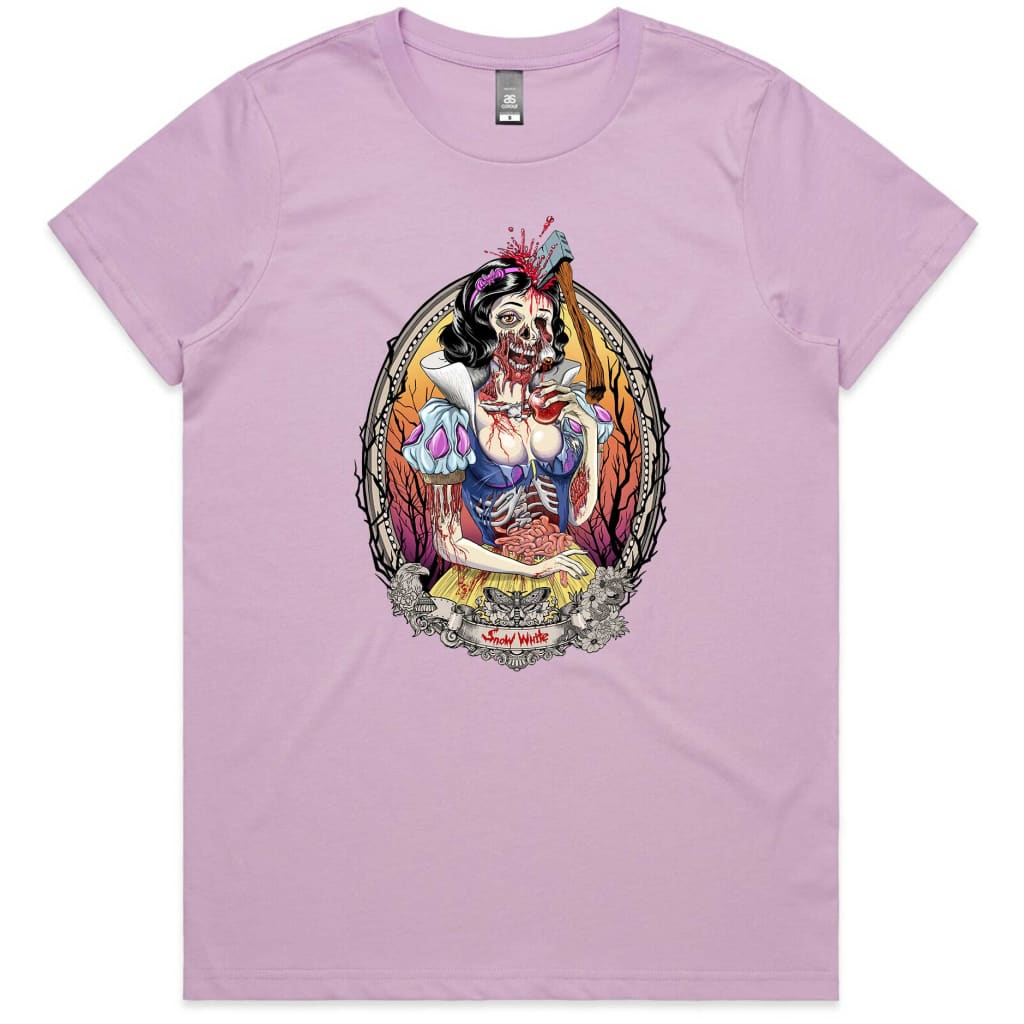 Zombie Snowwhite Ladies T-shirt